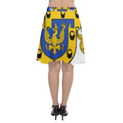Chiffon Wrap Front Skirt 