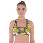 Soto Coat of Arm Cross Back Sports Bra