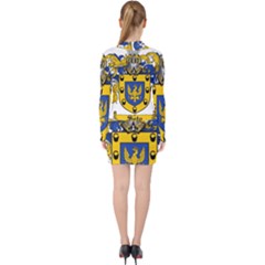 V-neck Bodycon Long Sleeve Dress 