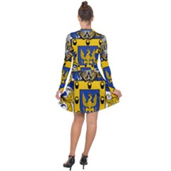 Long Sleeve Panel Dress 