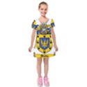 Kids  Short Sleeve Velvet Dress 