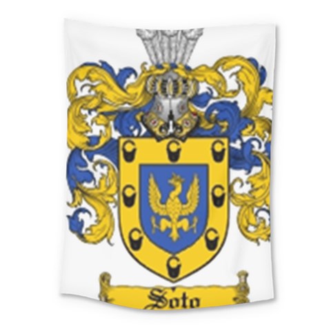Soto Coat of Arm Medium Tapestry from ArtsNow.com