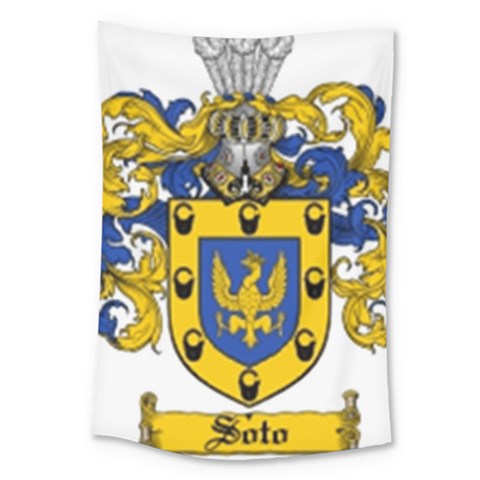Soto Coat of Arm Large Tapestry from ArtsNow.com