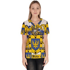 Women s V-Neck Scrub Top 