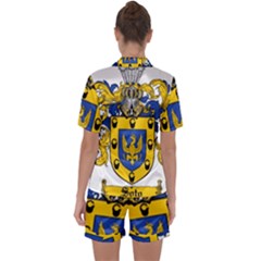 Satin Short Sleeve Pajamas Set 