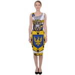 Soto Coat of Arm Sleeveless Pencil Dress
