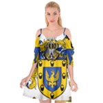 Soto Coat of Arm Cutout Spaghetti Strap Chiffon Dress