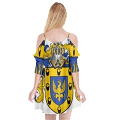 Cutout Spaghetti Strap Chiffon Dress 