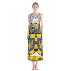 Button Up Chiffon Maxi Dress 