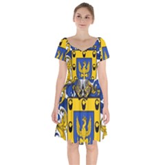 Short Sleeve Bardot Dress 