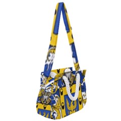 Rope Handles Shoulder Strap Bag 