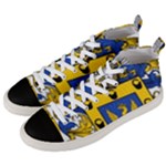 Soto Coat of Arm Men s Mid-Top Canvas Sneakers