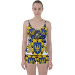 Soto Coat of Arm Tie Front Two Piece Tankini