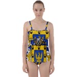 Soto Coat of Arm Twist Front Tankini Set