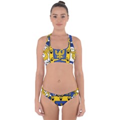Soto Coat of Arm Cross Back Hipster Bikini Set from ArtsNow.com