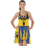 Soto Coat of Arm Show Some Back Chiffon Dress