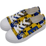 Soto Coat of Arm Kids  Low Top Canvas Sneakers