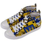 Soto Coat of Arm Women s Mid-Top Canvas Sneakers