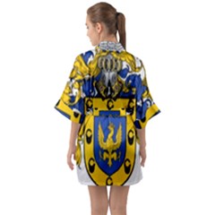 Half Sleeve Satin Kimono  