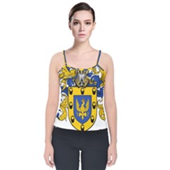 Velvet Spaghetti Strap Top 