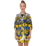 Soto Coat of Arm Half Sleeve Chiffon Kimono