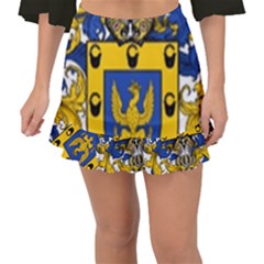 Fishtail Mini Chiffon Skirt 