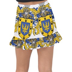 Fishtail Mini Chiffon Skirt 