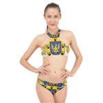 Soto Coat of Arm High Neck Bikini Set