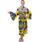 Soto Coat of Arm Maxi Velour Kimono