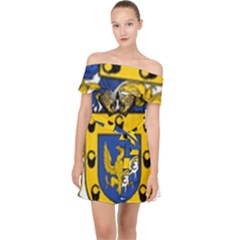 Off Shoulder Chiffon Dress 