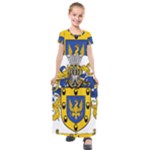 Soto Coat of Arm Kids  Short Sleeve Maxi Dress