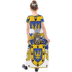 Kids  Short Sleeve Maxi Dress 