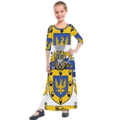 Kids  Quarter Sleeve Maxi Dress 