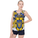 Soto Coat of Arm Bubble Hem Chiffon Tank Top