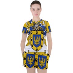 Women s Mesh T-Shirt and Shorts Set 
