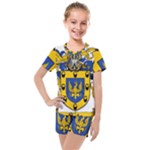 Soto Coat of Arm Kids  Mesh Tee and Shorts Set