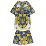 Soto Coat of Arm Kids  Swim Tee and Shorts Set