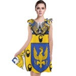 Soto Coat of Arm Tie Up Tunic Dress