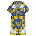 Soto Coat of Arm Kids  Boyleg Half Suit Swimwear