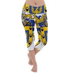 Lightweight Velour Capri Yoga Leggings 