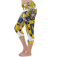 Lightweight Velour Capri Yoga Leggings 