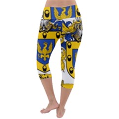 Lightweight Velour Capri Yoga Leggings 