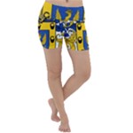 Soto Coat of Arm Lightweight Velour Yoga Shorts