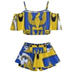 Soto Coat of Arm Kids  Off Shoulder Skirt Bikini