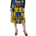 Soto Coat of Arm Classic Velour Midi Skirt 