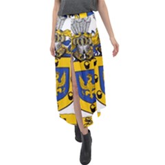 Velour Split Maxi Skirt 