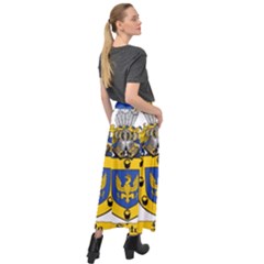 Velour Split Maxi Skirt 