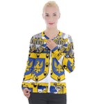 Soto Coat of Arm Casual Zip Up Jacket