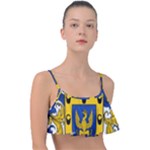 Soto Coat of Arm Frill Bikini Top