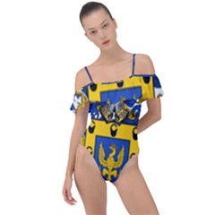 Frill Detail One Piece Swimsuit 